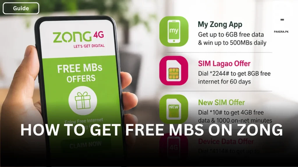 How to Get Free MBs on Zong