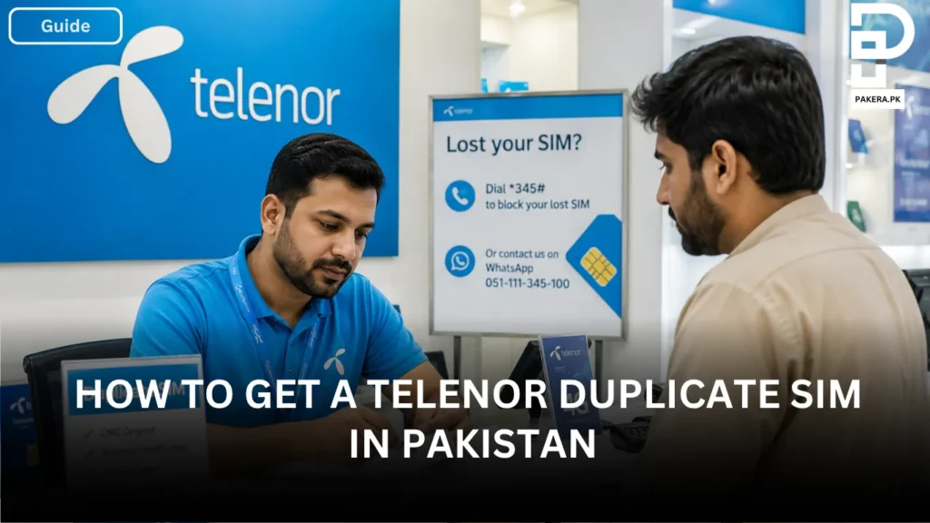 How to Get a Telenor Duplicate SIM in Pakistan