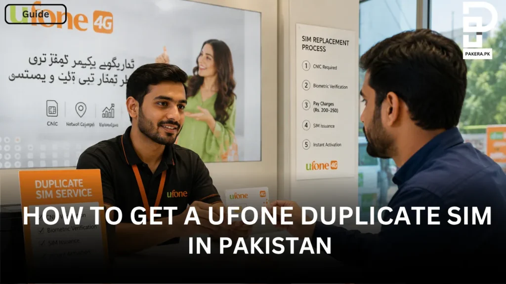 How to Get a Ufone Duplicate SIM in Pakistan