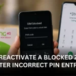 How to Reactivate a Blocked Zong SIM After Incorrect PIN Entries (PUK Code Required)