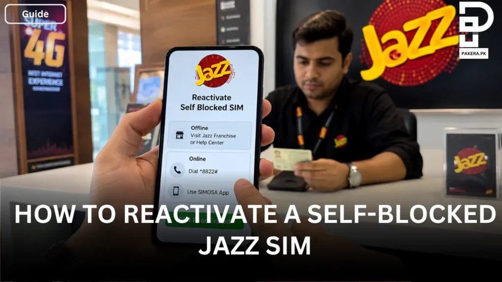How to Reactivate a Self-Blocked Jazz SIM