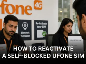 How to Reactivate a Self-Blocked Ufone SIM