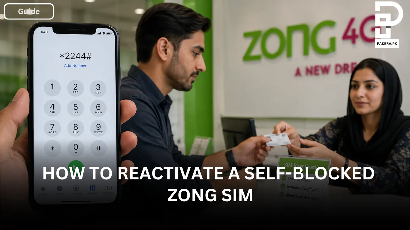 How to Reactivate a Self-Blocked Zong SIM