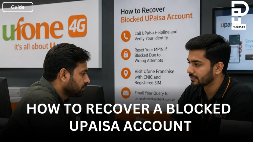 How to Recover a Blocked UPaisa Account