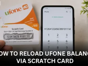 How to Reload Ufone Balance via Scratch Card