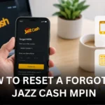 How to Reset a Forgotten Jazz Cash MPIN