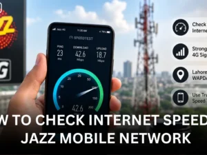 How to Check Internet Speed on Jazz Mobile Network
