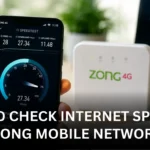 How to Check Internet Speed on Zong Mobile Network