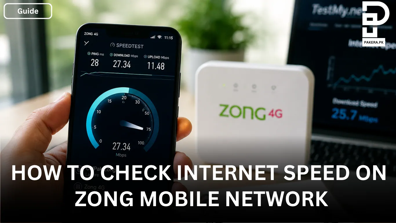 How to Check Internet Speed on Zong Mobile Network