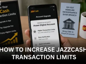 How to Increase JazzCash Transaction Limits