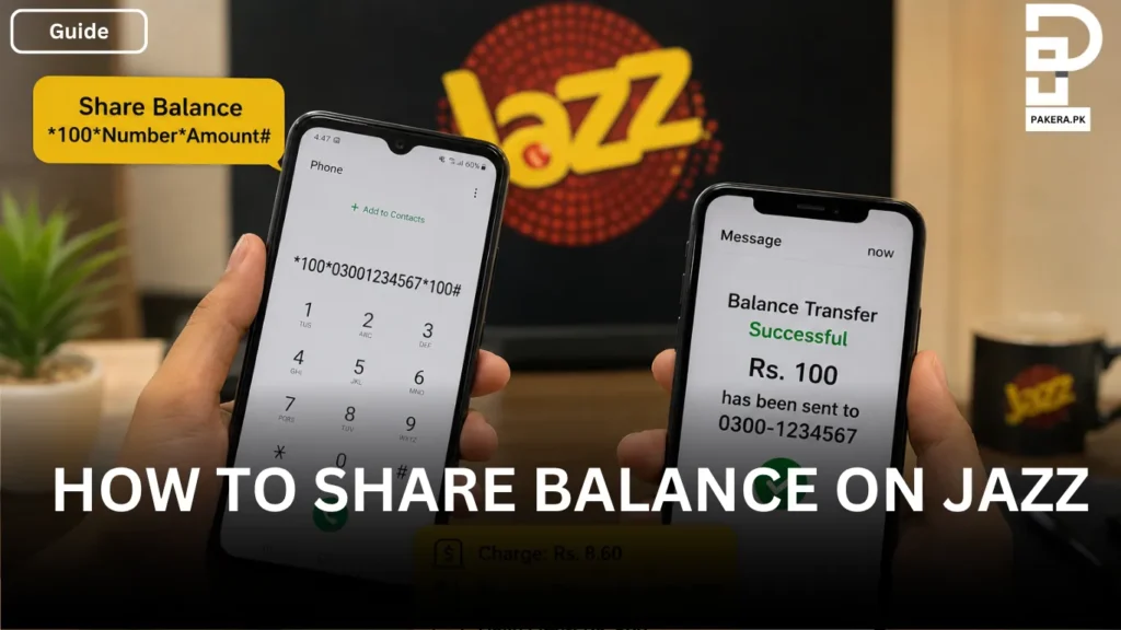 How to Share Balance on Jazz