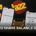 How to Share Balance on Jazz