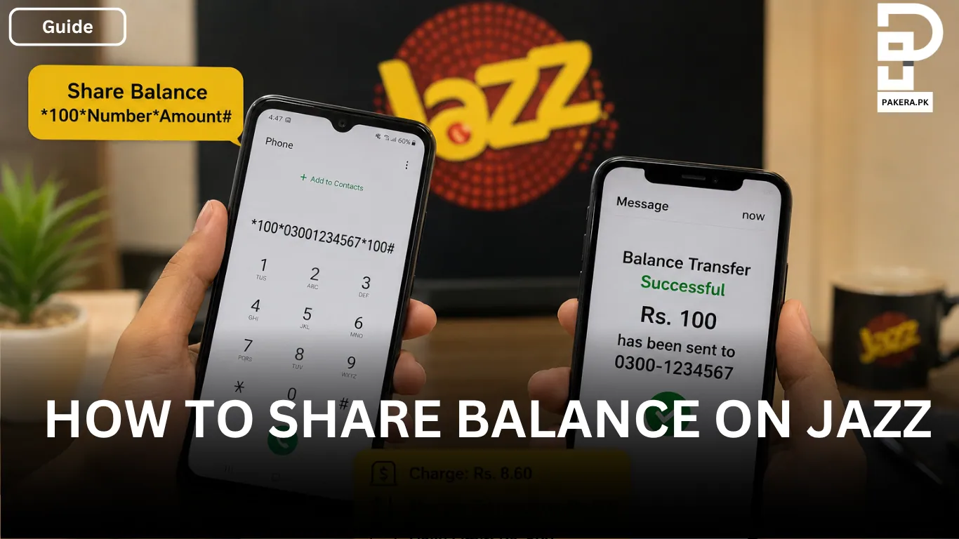 How to Share Balance on Jazz