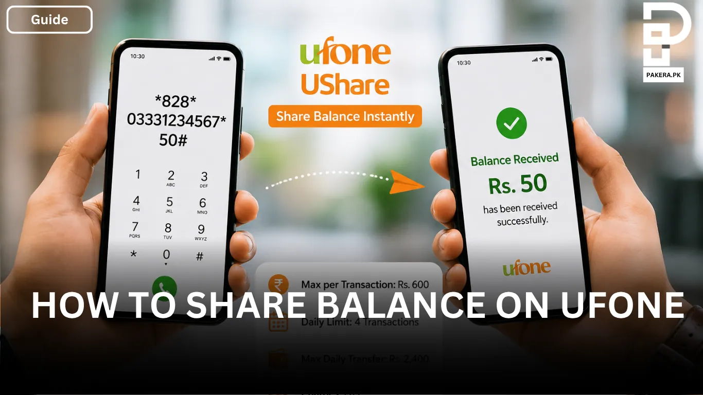How to Share Balance on Ufone