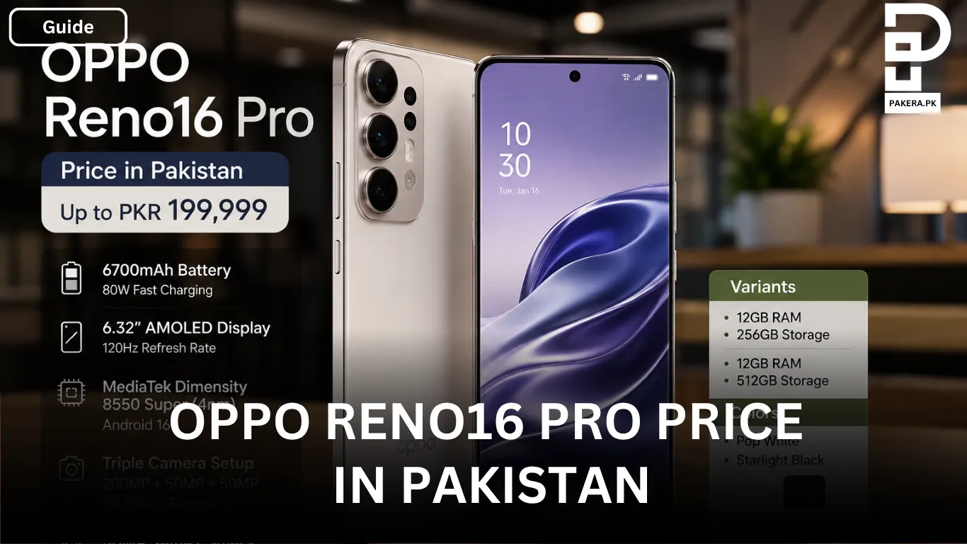 Oppo Reno16 Pro Price in Pakistan