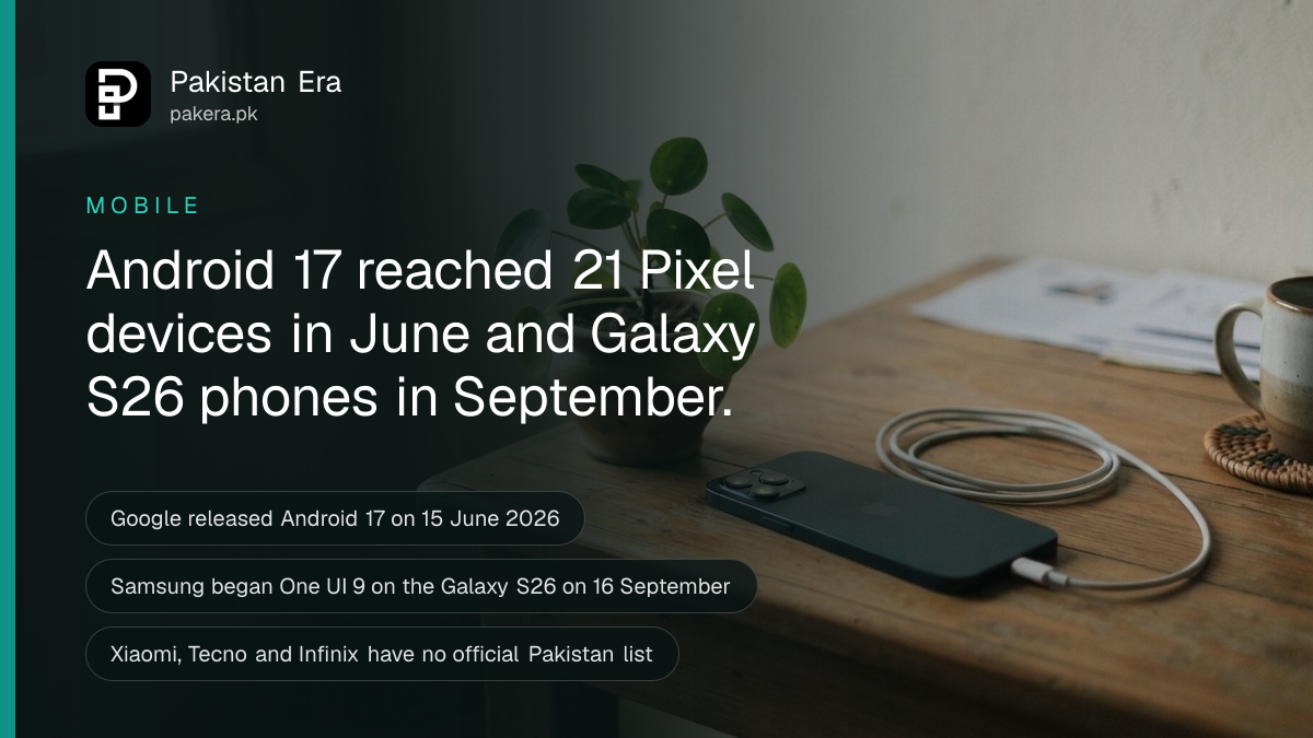 Infinix Android Updated Android 17 Update in Pakistan: Which Phones Get It